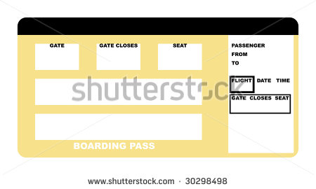 Blank Airline Ticket Free Printable Vector Magz Download Picture