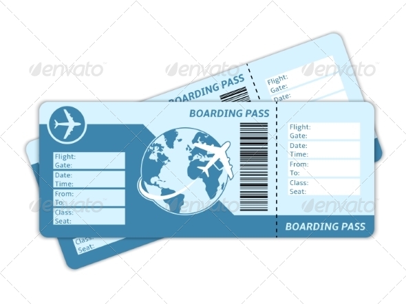 Blank Plane Tickets   Travel Conceptual