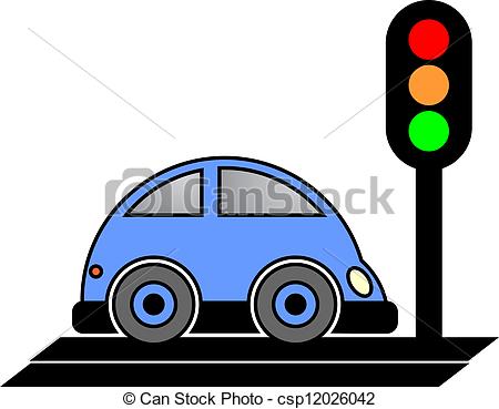 Car At Stop Light Clipart   Clipart Panda   Free Clipart Images