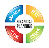 Financial Planning   Clipart Graphic