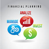 Financial Planning   Clipart Graphic
