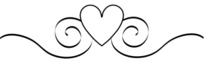 Heart Swirl Border Clip Art