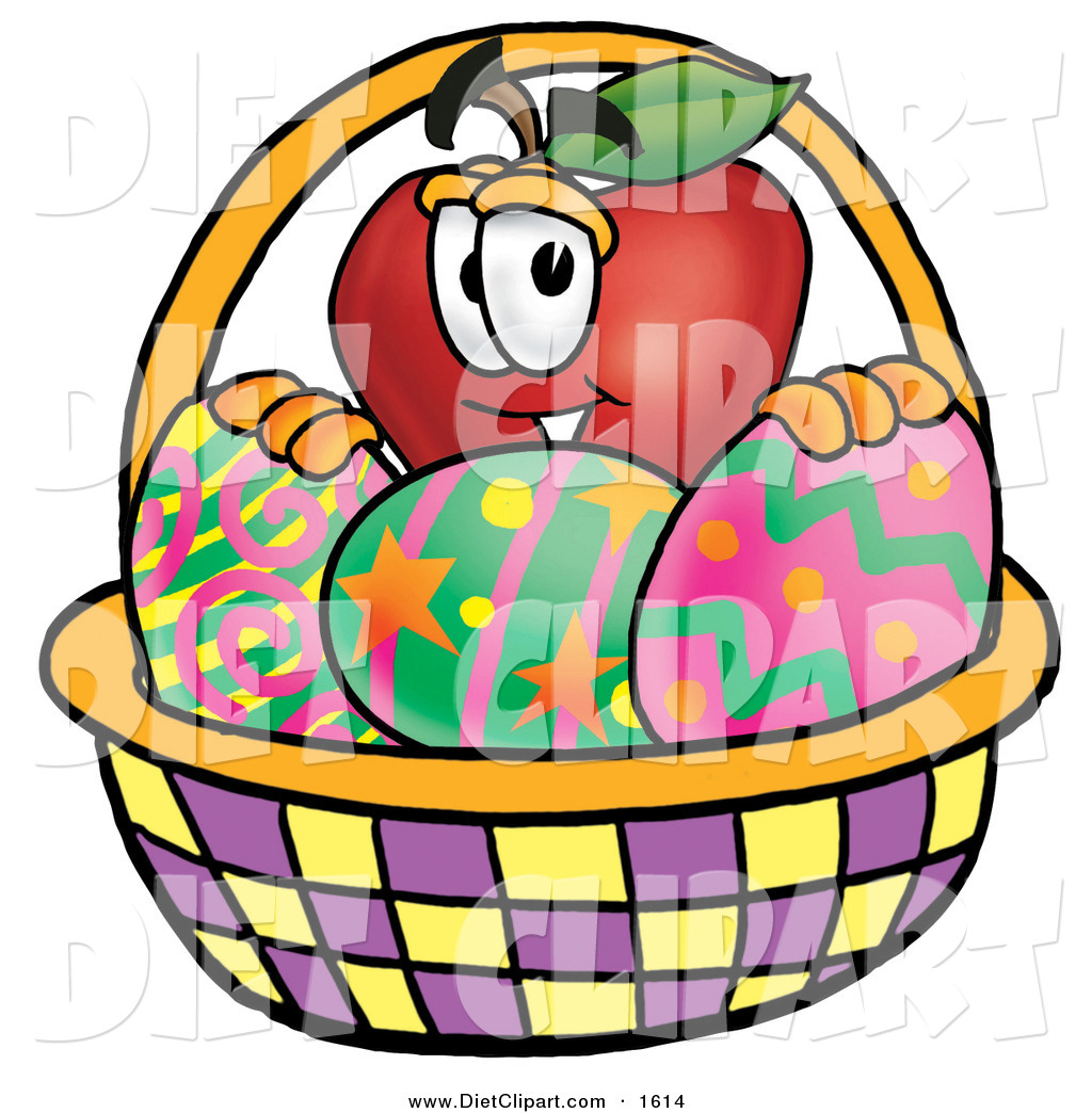 Larger Preview  Diet Clip Art Of A Cheerful Red Apple Character Mascot    