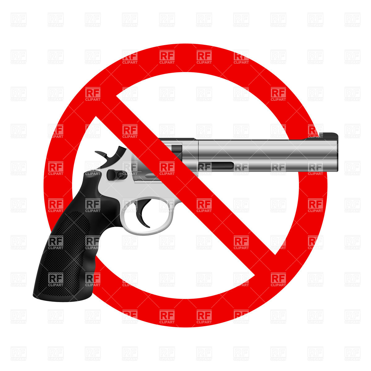 No Gun Clip Art