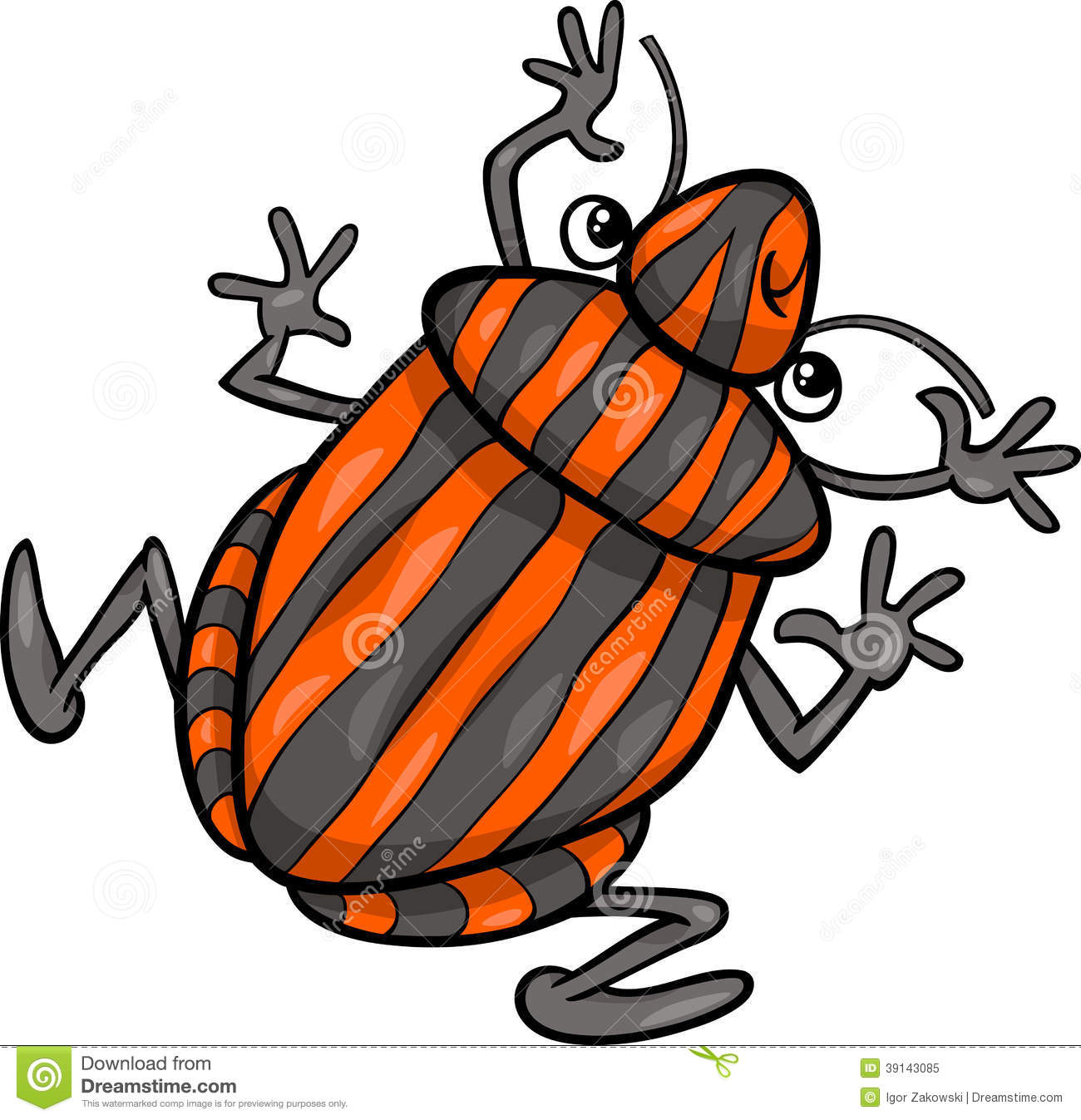 Shield Bug Insect Cartoon Character Stock Vector   Image  39143085
