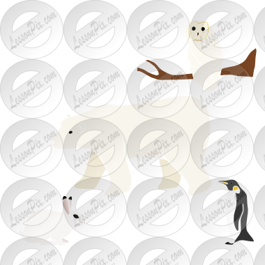 Stencil For Classroom   Therapy Use   Great Winter Animals Clipart
