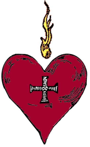 Two Hearts Design   Two Hearts Of Jesus And Mary Clipart