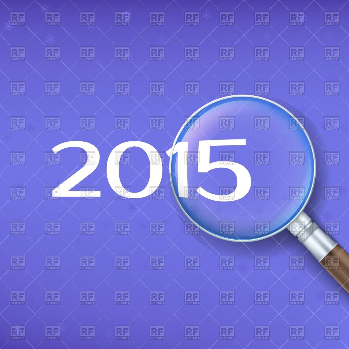 2015 Zoomed On Magnifier 46760 Holiday Download Royalty Free Vector