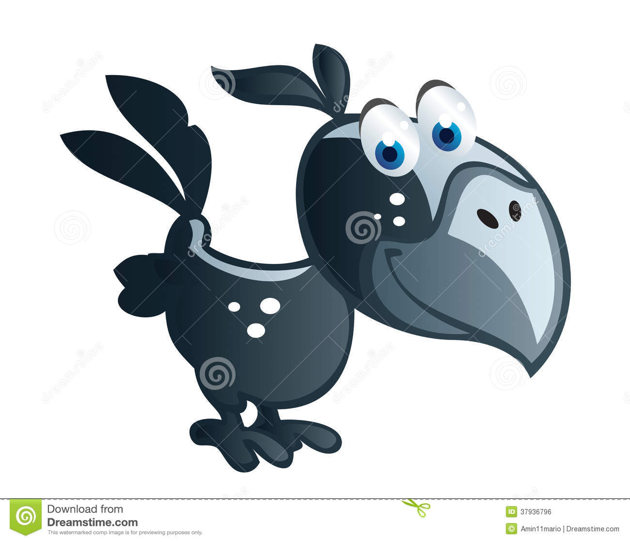 Baby Crow Cartoon Royalty Free Stock Image   Image  37936796