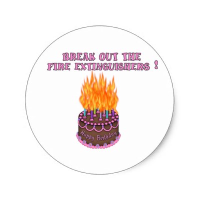 Birthday Cake On Fire