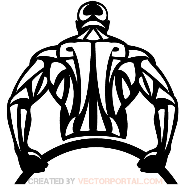 Bodybuilder Vector Clip Art By Vectorportal On Deviantart