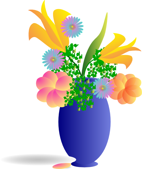Bunch Of Flowers Clip Art At Clker Com   Vector Clip Art Online