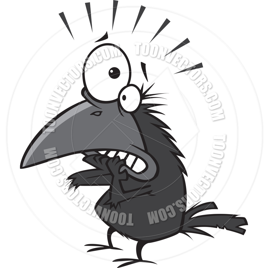 Cartoon Scared Crow By Ron Leishman   Toon Vectors Eps  50299