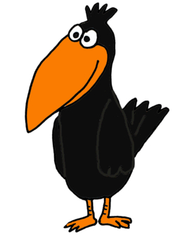 Cartoons Funny Crow Design By Naturesfun Animals T Shirts   Wordans