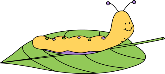 Caterpillar On A Leaf Clipart   Clipart Panda   Free Clipart Images