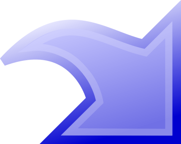 Curved Arrow Vector Clip Art