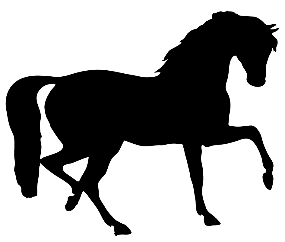 Dressage Horse Silhouette   Cliparts Co