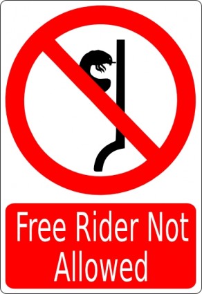 Free Rider Not Allowed Clip Art Vector Clip Art   Free Vector For Free