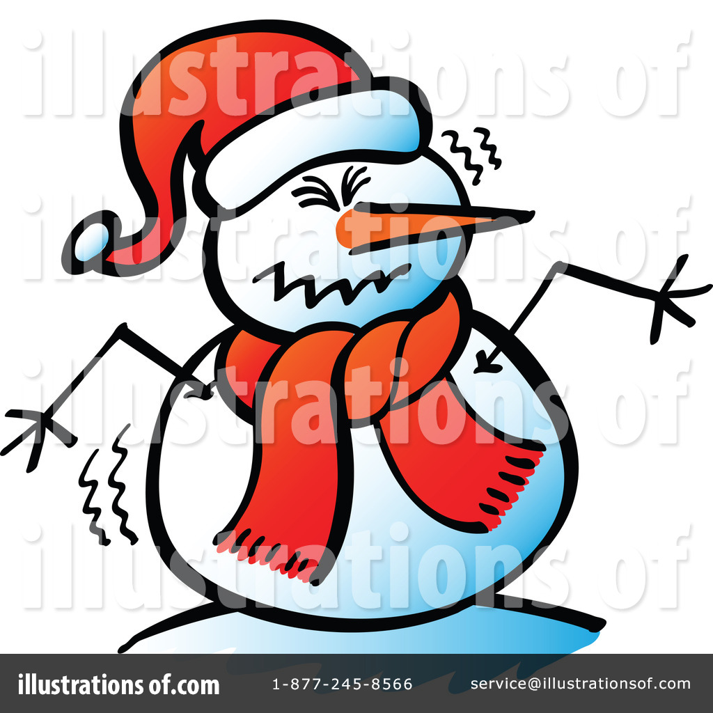 Freezing Cold Clipart Clipart Illustration By