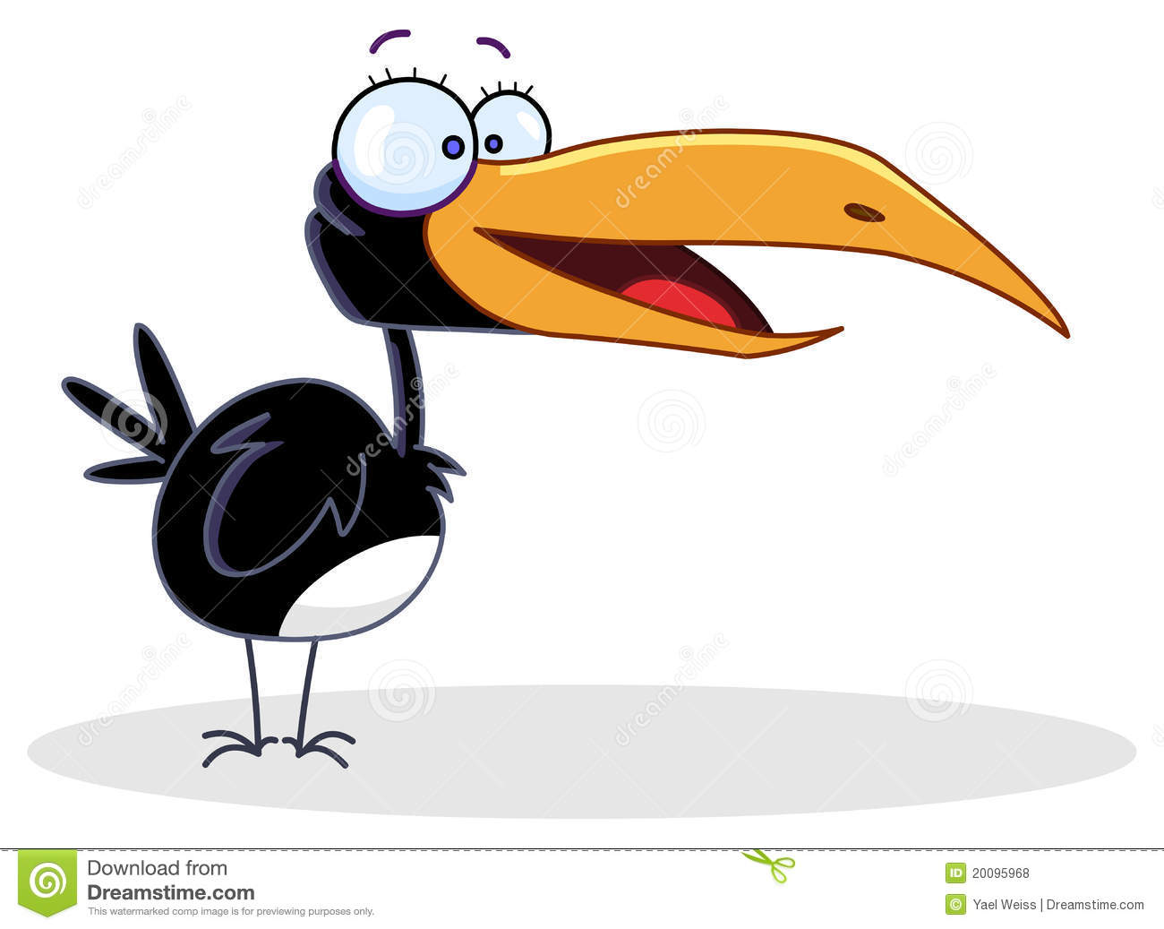 Funny Crow Royalty Free Stock Photos   Image  20095968