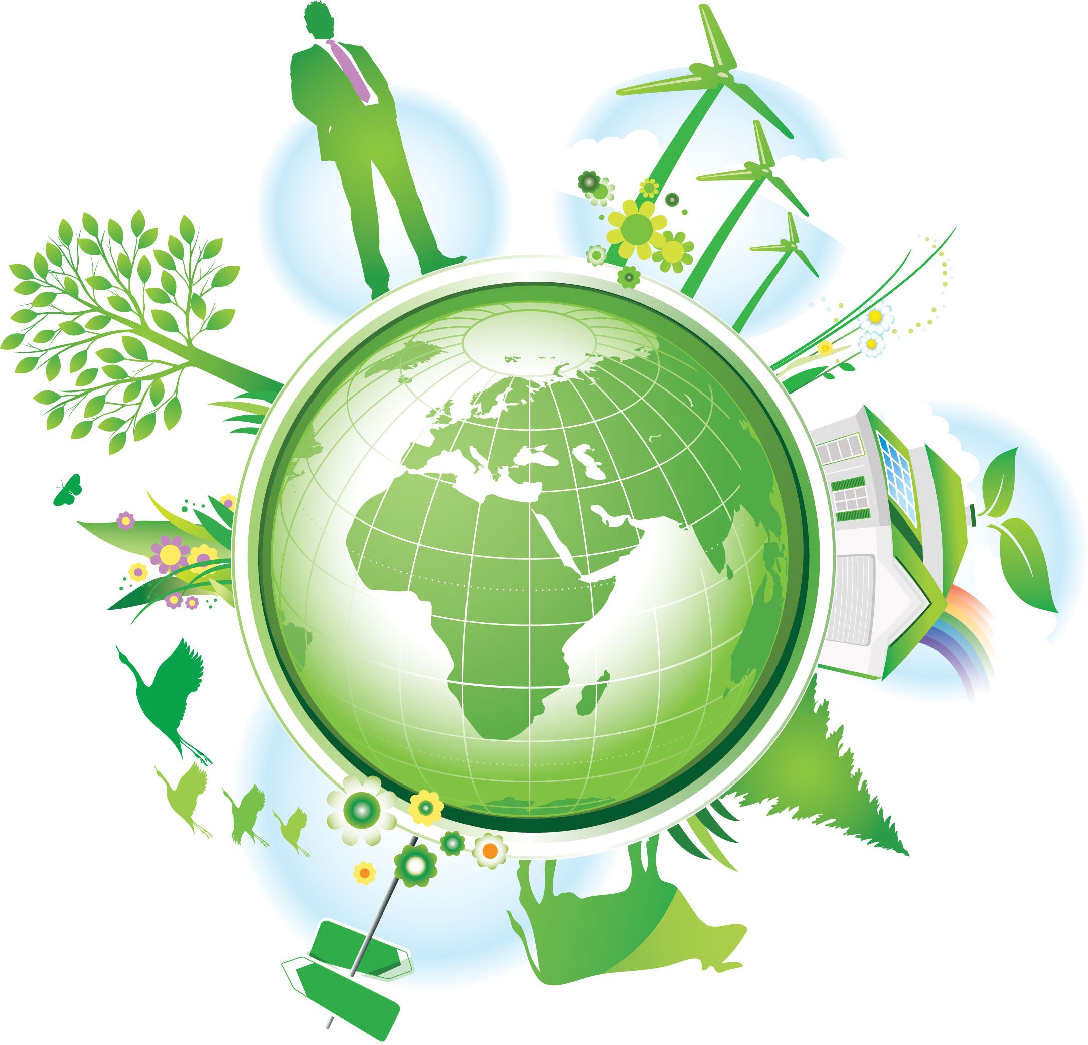 Green Energy Conservation Clipart   Free Clip Art Images