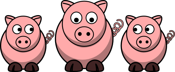 Pigs Clip Art At Clker Com   Vector Clip Art Online Royalty Free