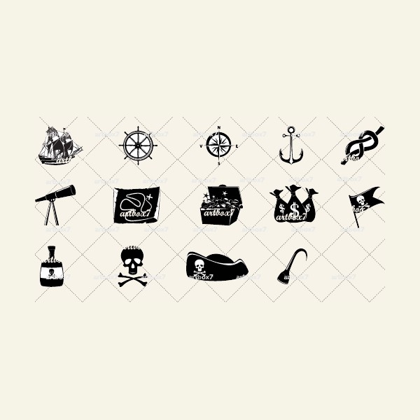 Pirate Map Clip Art