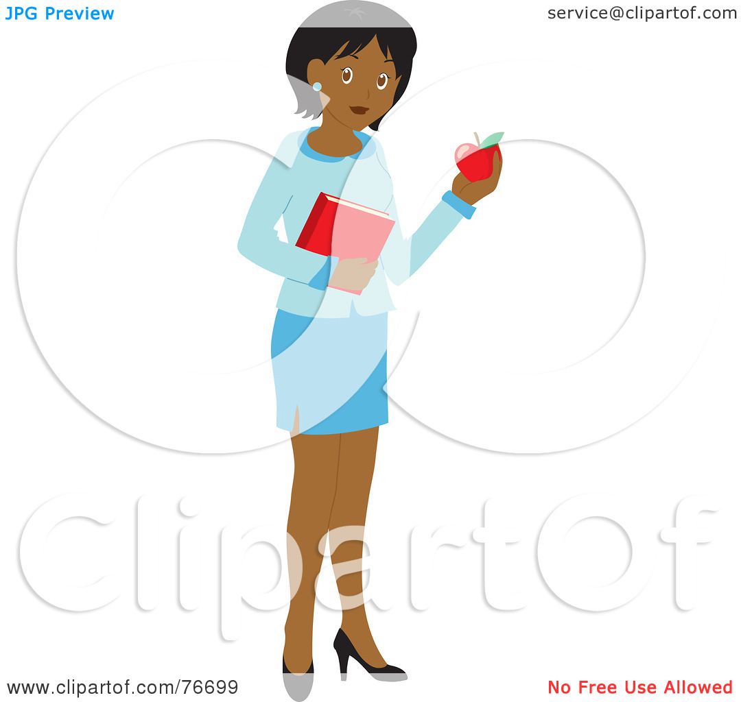 Royalty Free  Rf  Clipart Illustration Of A Black School Teacher Woman