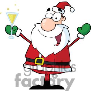 Santa Drinking Beer Clipart Images   Pictures   Becuo