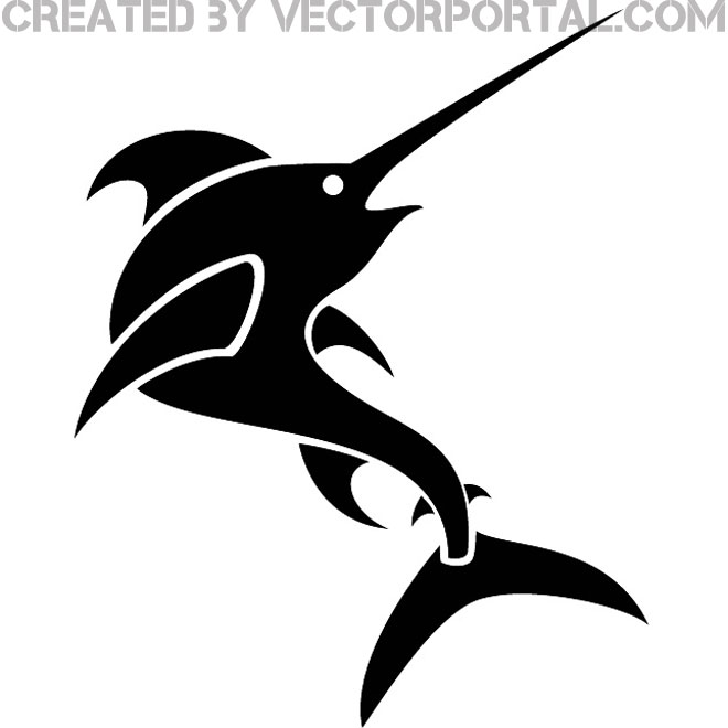 Swordfish Vector Clip Art Image   Download At Vectorportal