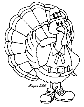 Thanksgiving Turkey In Black