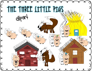 The Enlightened Elephant  The Three Little Pigs Clip Art And A Freebie