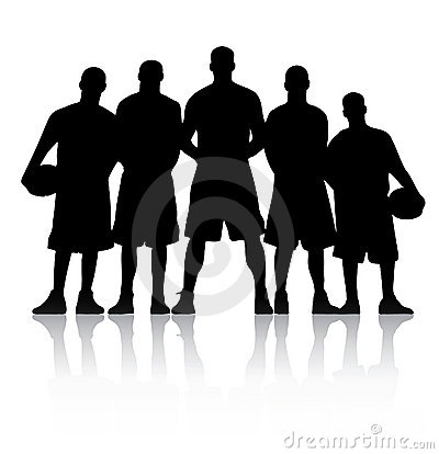 Basketball Team Stock Images   Image  11952184