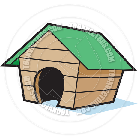 Cartoon Empty Dog House By Kenbenner   Toon Vectors Eps  6062