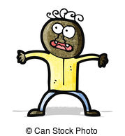 Cartoon Stressed Out Boy Stock Illustration