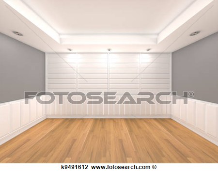 Clip Art   Empty Room Gray Color Wall  Fotosearch   Search Clipart