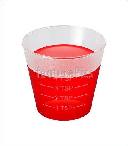 Cough Syrup Medicine Cup Picture  Royalty Free Picture At Featurepics