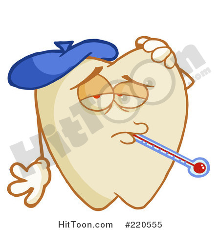 Fever Thermometer Clip Art Tooth Character Clipart