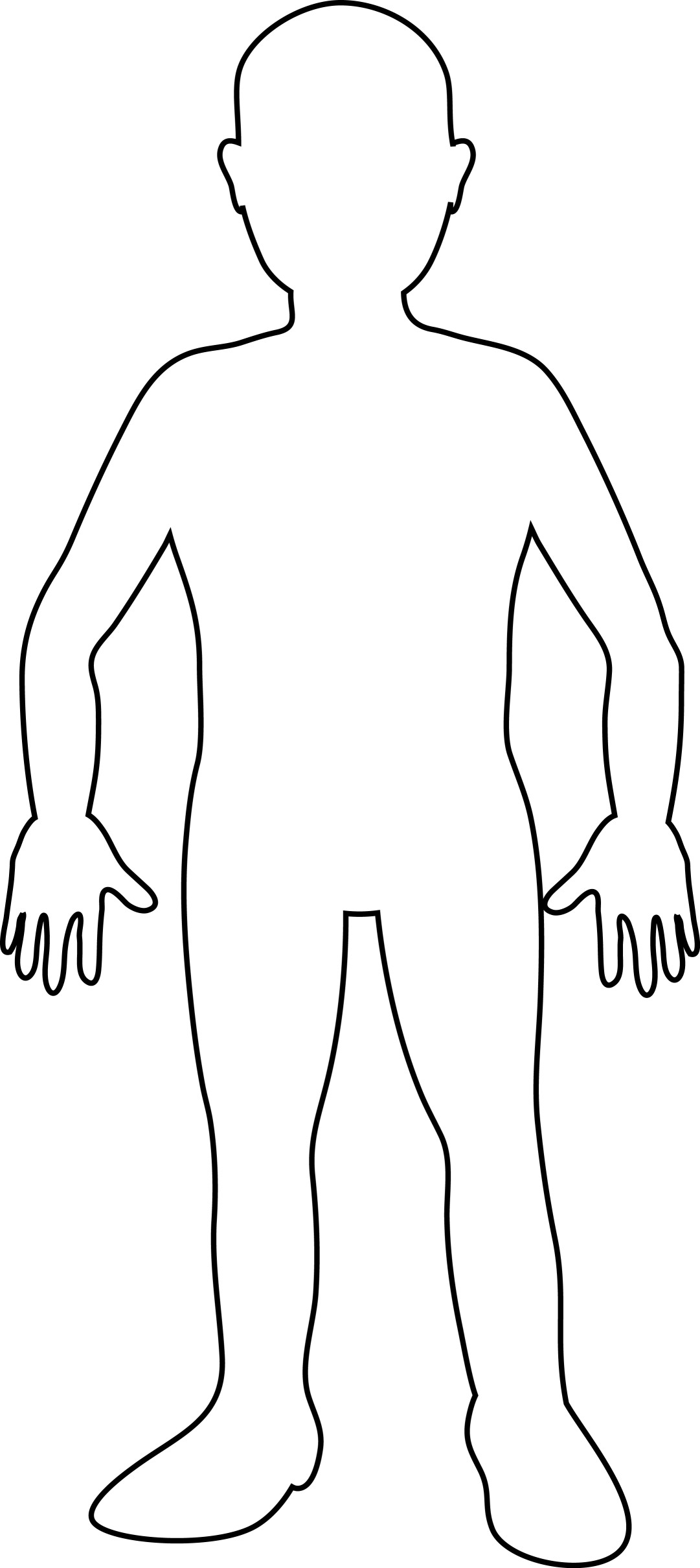 Human Body Outline