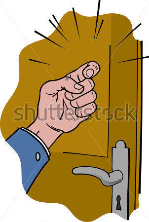 Knocking On Door Clip Art