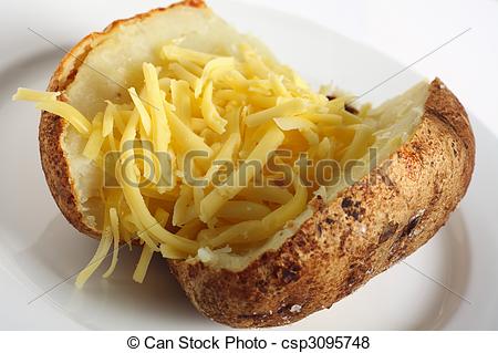 Pictures Of Baked Russet Potato With Cheddar Cheese   A Baked Russet    