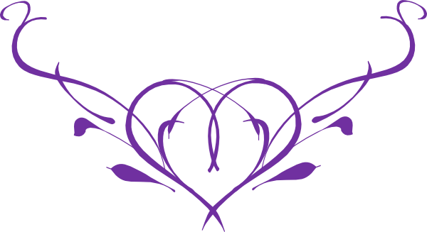 Purple Heart Wedding Clip Art Pictures To Pin On Pinterest