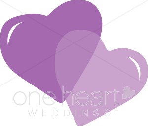     Purple Hearts Clip Art Two Silver Hearts Clipart Pink Hearts Clip Art