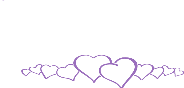Purple Wedding Heart Clip Art Wedding Hearts Clip Art