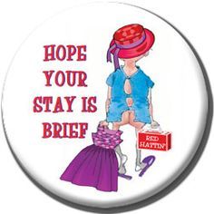 Red Hat Friends Clip Art   Red Hat Button 445 Stay Is Brief