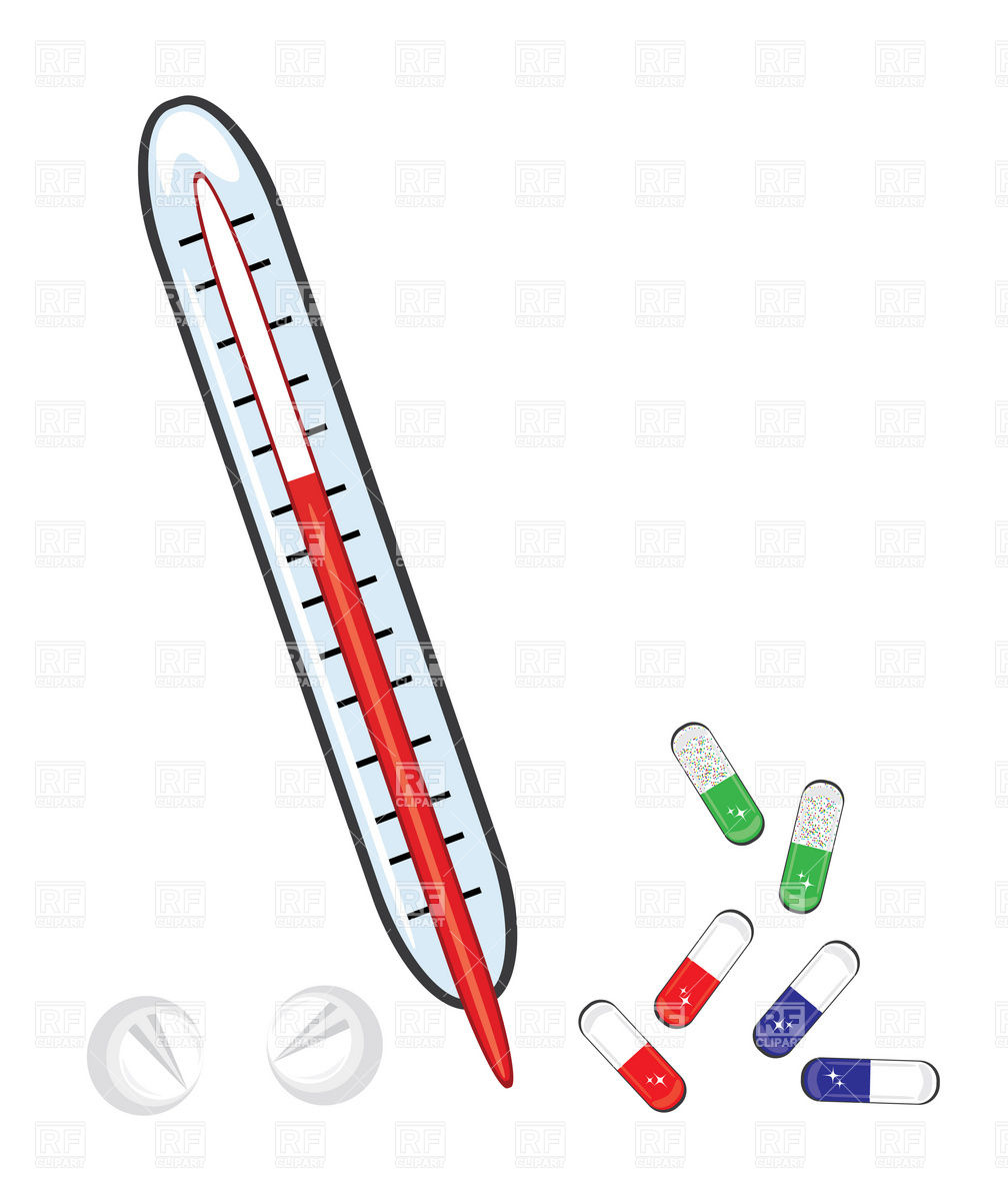 Simple Thermometer And Pills 7982 Healthcare Medical Download