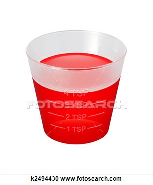 Stock Photography Of Cough Syrup Medicine Cup K2494430   Search Stock    