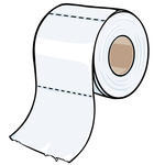 Toilet Icontoilet Papertoilet Signtoiletriestowelvector