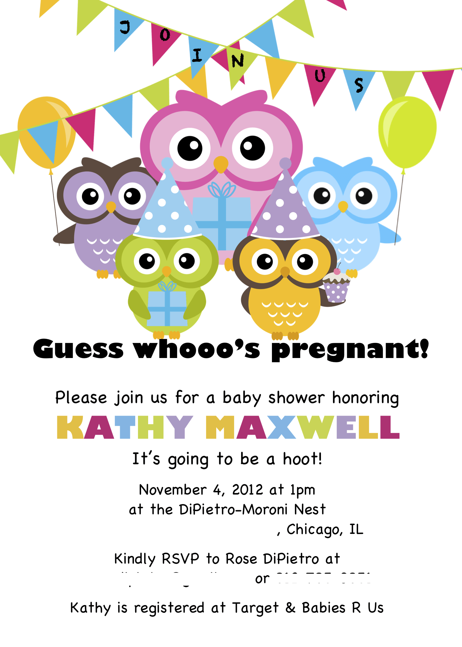 Baby Shower Invitation Templates Owl Baby Shower Invitations Clip Art