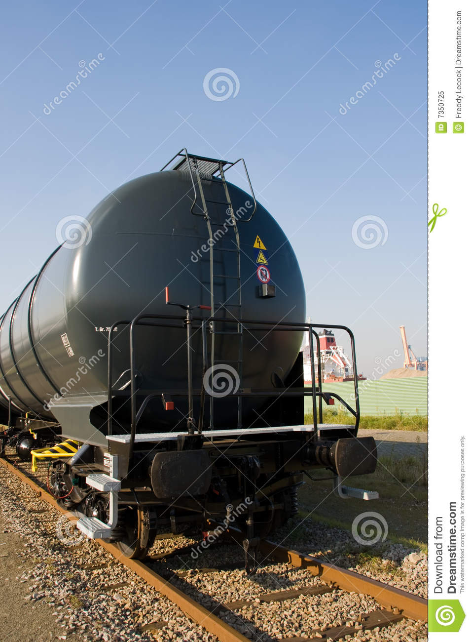 Cargo Train Royalty Free Stock Photo   Image  7350725